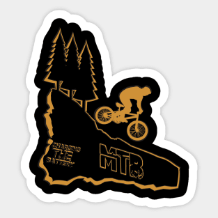 Mountain bike Sticker